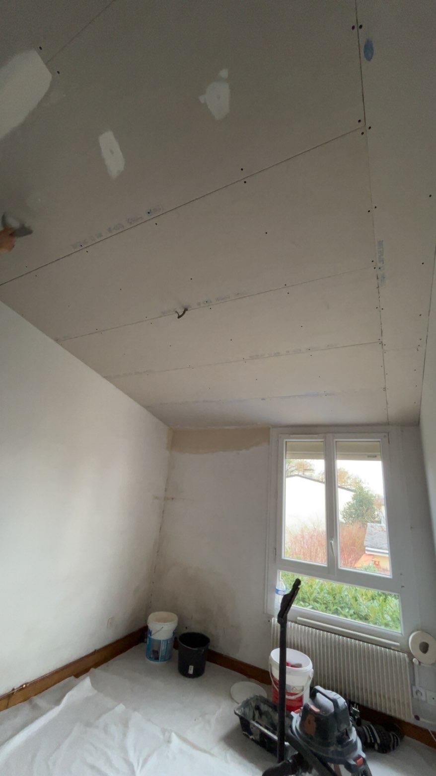 Après rénovation murs intérieurs — isolation placo